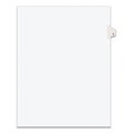 Avery Dennison Numerical Index Tab 8-1/2 x 11", #5, White, PK25 11915